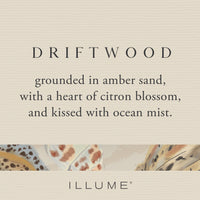 Driftwood Refillable Boxed Glass Candle