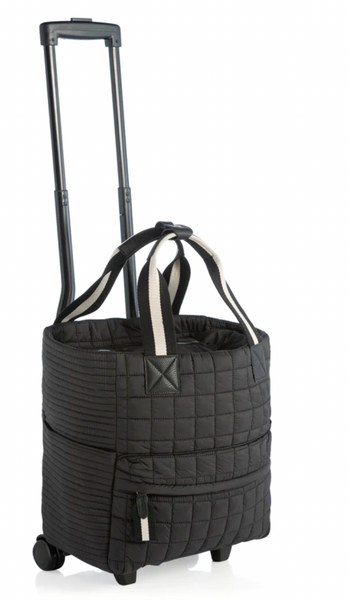 Ezra Quilted Rolling Tote - 2 colors