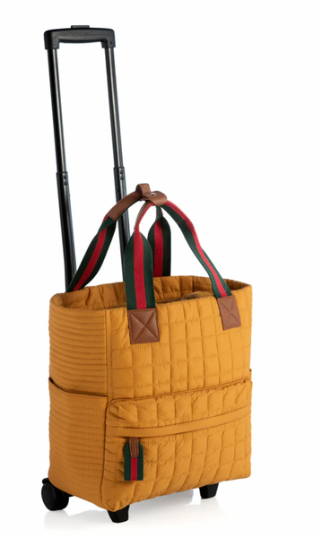 Ezra Quilted Rolling Tote - 2 colors