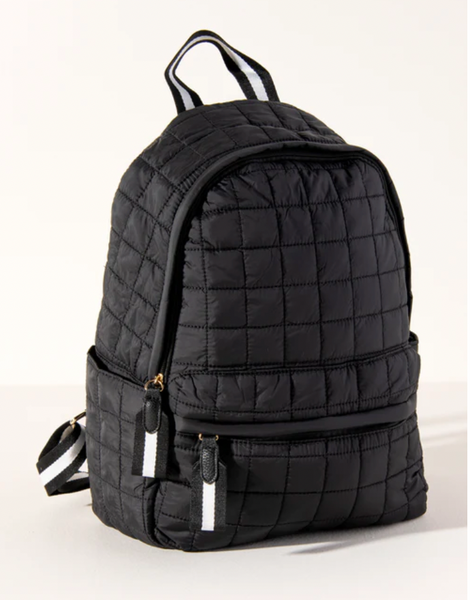 Ezra Quilted Nylon Backpack
