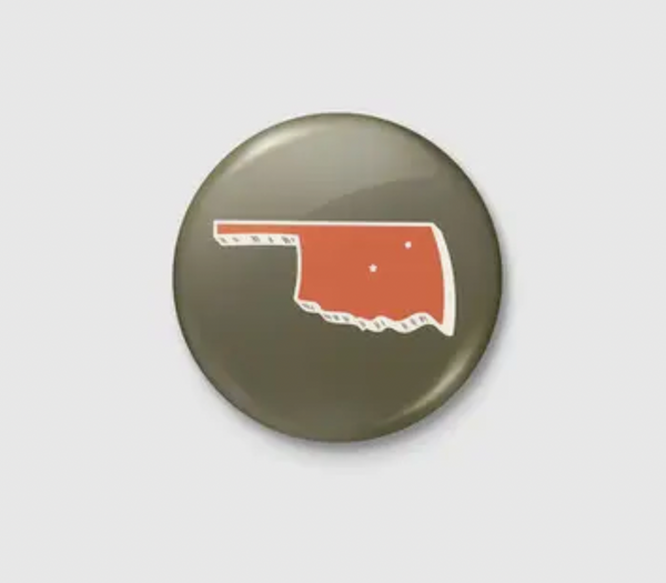 Oklahoma Pinback Button