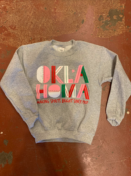 OKLAHOMA Making Spirits Bright sweatshirt