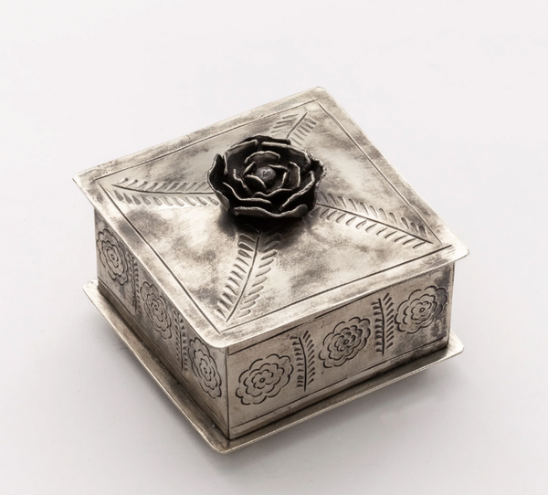Stamped Rose Box