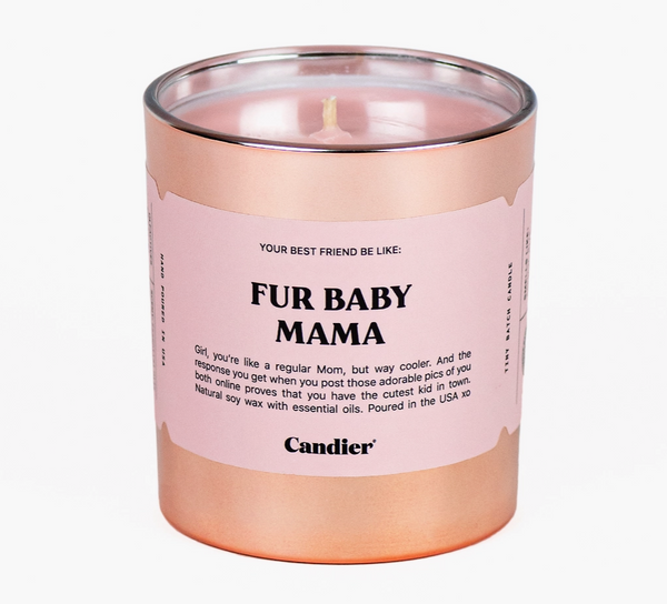 Fur Baby Mom Candle