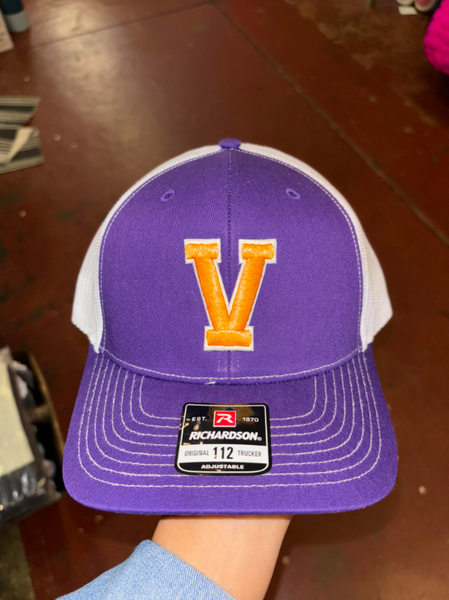 Purple "V" Baseball Hat