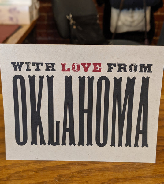 With Love From Oklahoma Card Single