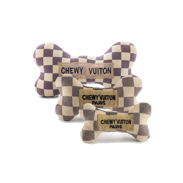 Checker Chewy Vuiton Bones