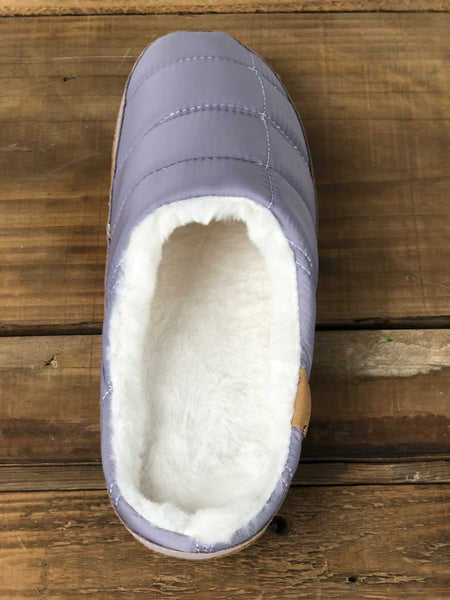 Toms Lavender Quilted Womens Slipper