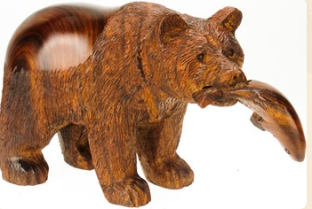 Earth View Ironwood Grizzly with Fish