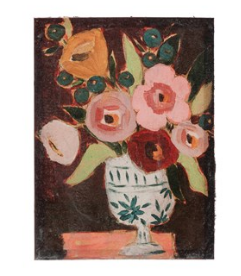 Wall Canvas Flower in Vase
