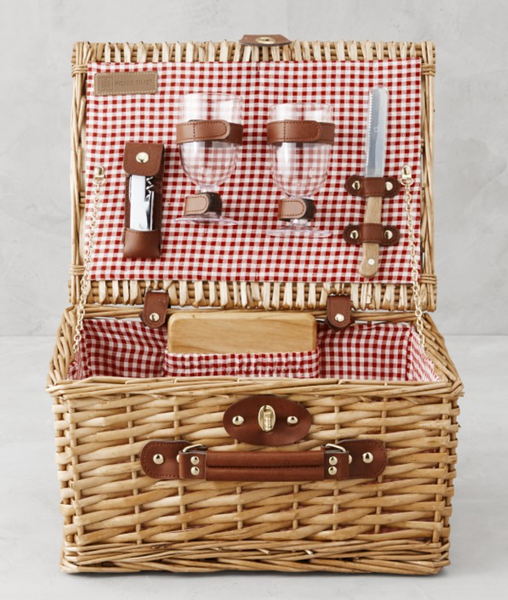 Classic Wine & Cheese Picnic Basket