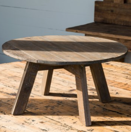 Round Wooden Table Riser