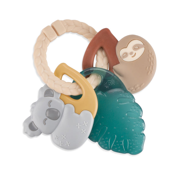 Tropical Itzy Key Textured Ring with Teether + Rattle