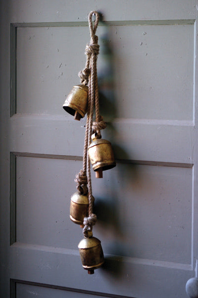 Rustic Christmas Bells Decor
