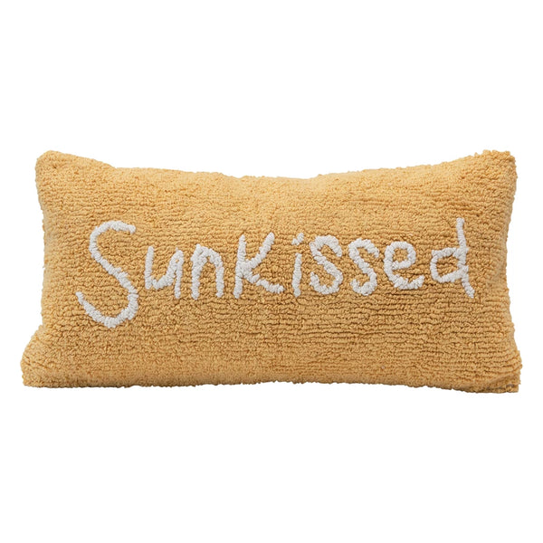 Sunkissed Cotton Punch Hook Lumbar Pillow