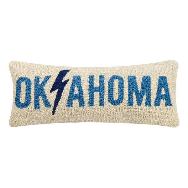 Oklahoma Lightning Hook Pillow M/2