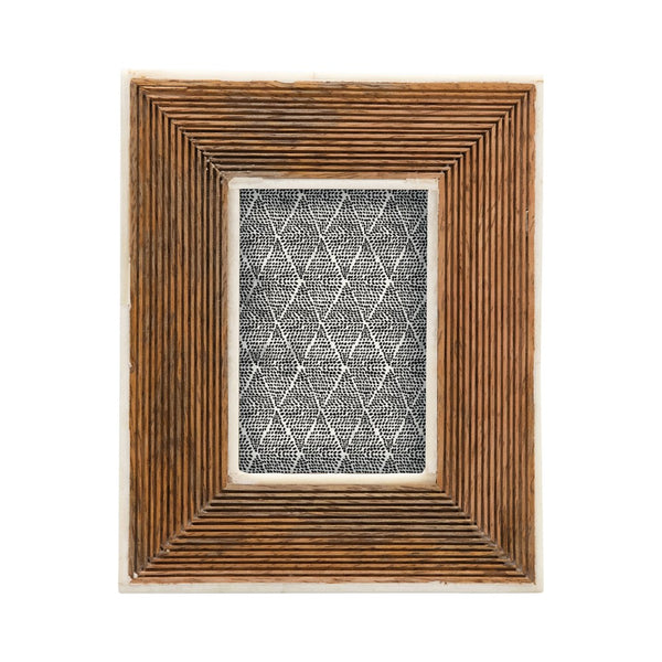 Creative Co-op Hand Carved Wood Frame