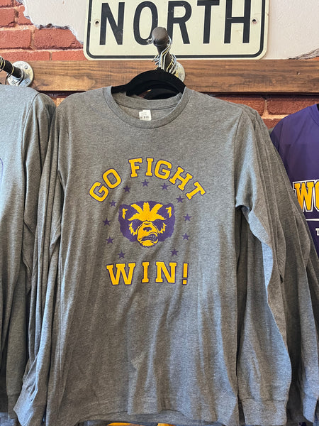 Go Fight Win Adult Long Sleeve
