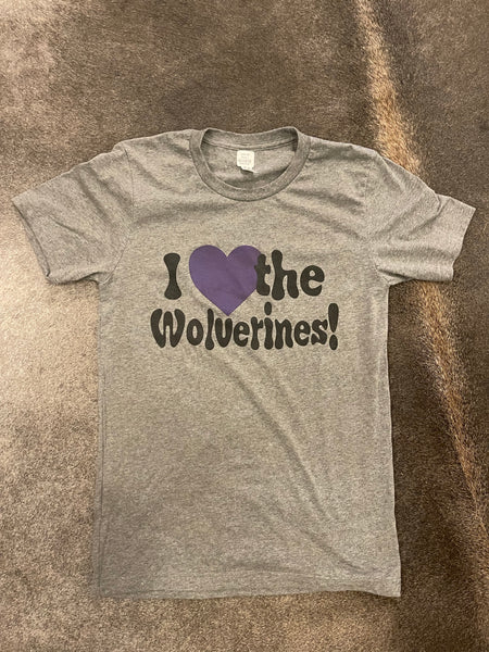 I Love The Wolverines Tee
