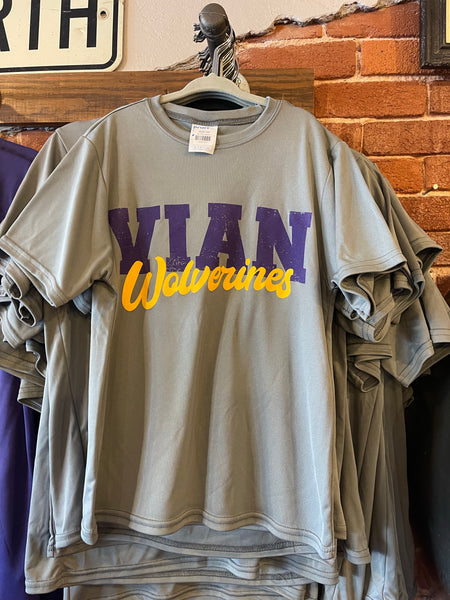 Vian Wolverines Concrete Grey Dri-Fit