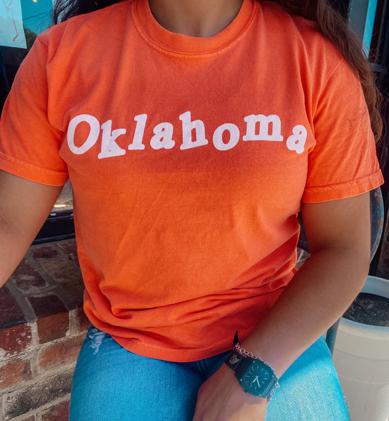 Oklahoma T-Shirt Coral