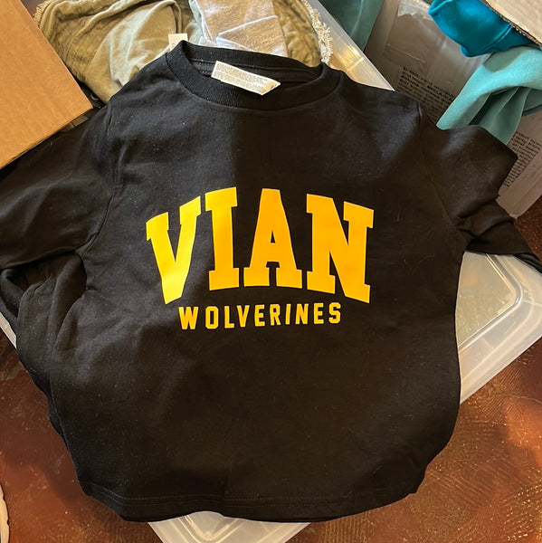 Youth “Vian Wolverines” LS