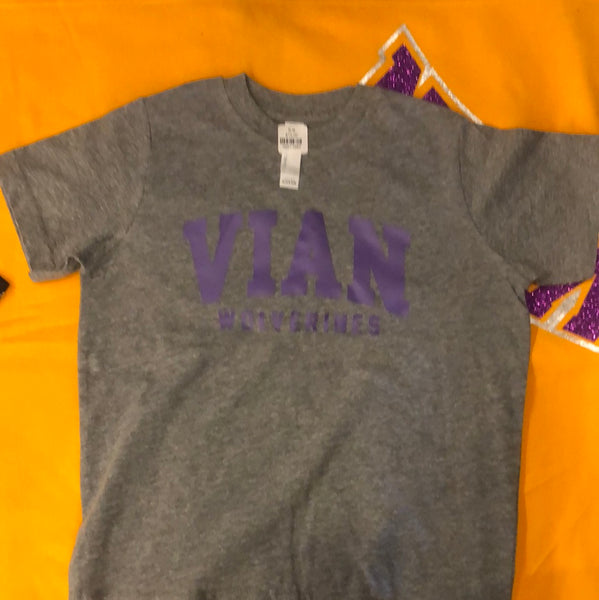 Vian Wolverines infant shirt