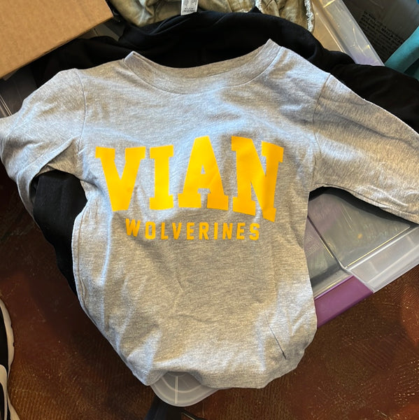 Youth “Vian Wolverines” LS